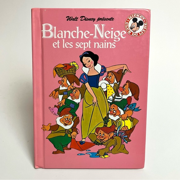 Disney Other - Livre Disney vintage Blanche-Neige et les Sept Nains French Book 1973 1993